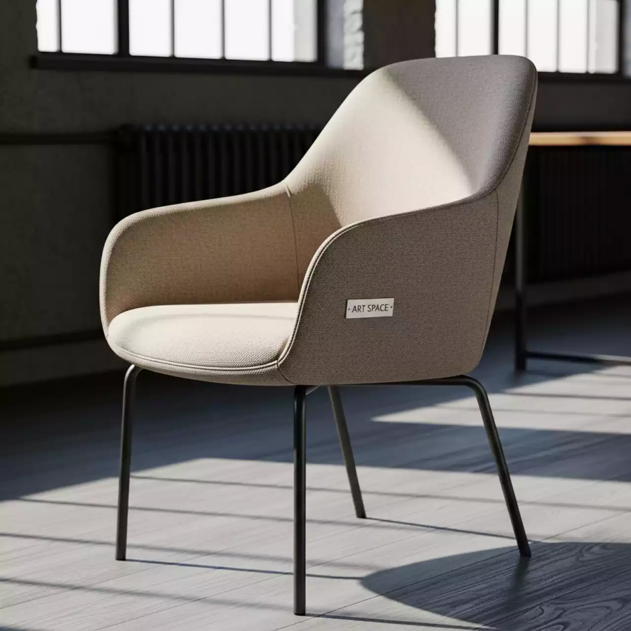 Аренда Стул Intrigue бежевый в ресторане «D.O.M» — ART SPACE