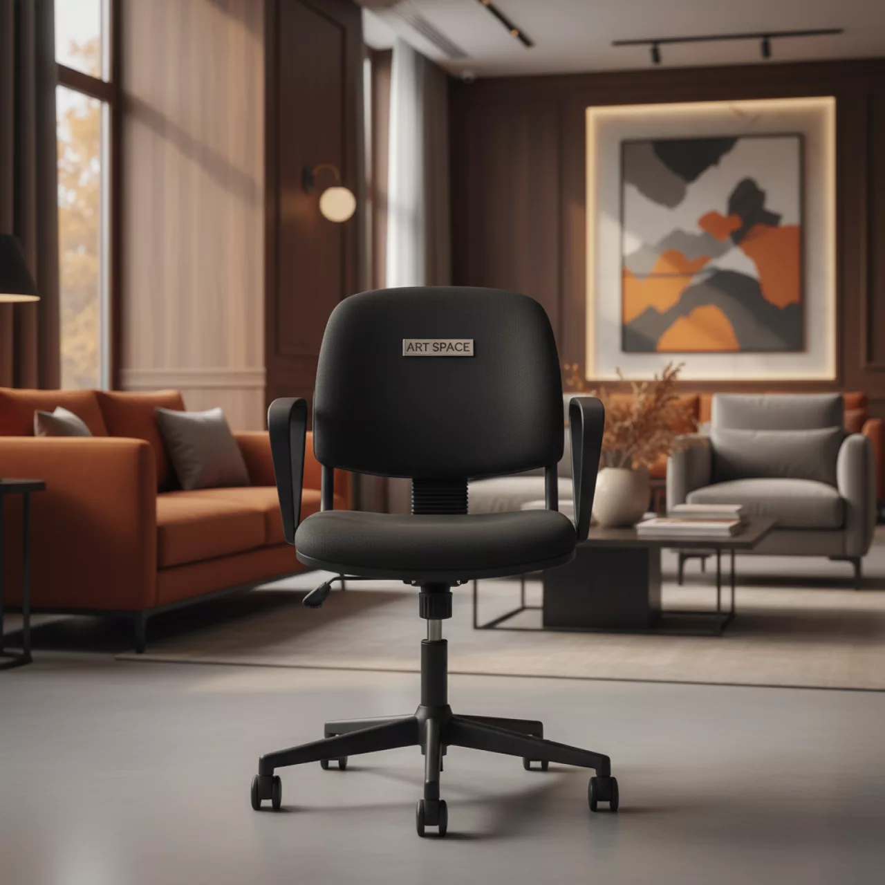 Аренда Стул ИЗО офисный черный в комплексе «Дагомыс» — ART SPACE