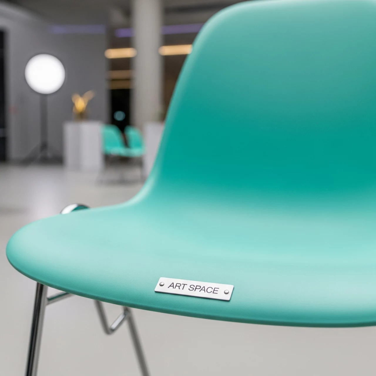 Аренда Стул ИЗО пластик мятно бирюзовый в Mövenpick Hotel — ART SPACE