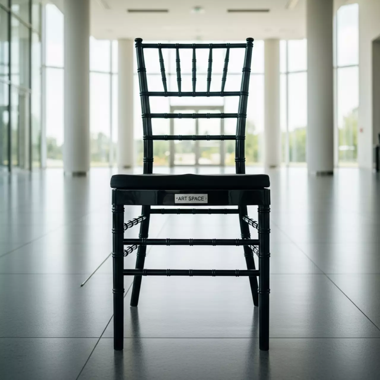 Аренда Стул Кьявари Bride пластиковый черный в Alpha Sirius — ART SPACE