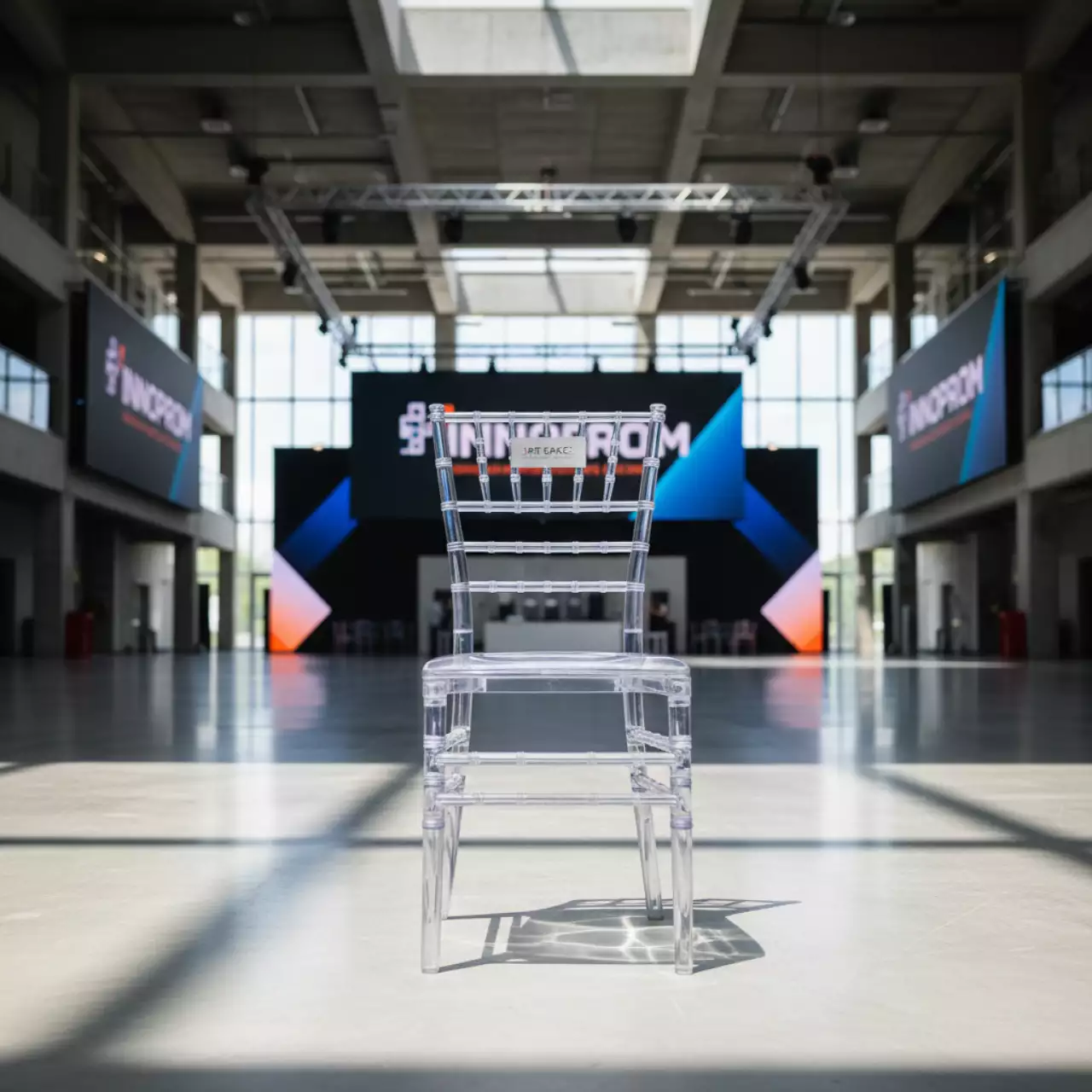 Аренда Стул Кьявари пластиковый прозрачный в МФК «Горный» — ART SPACE