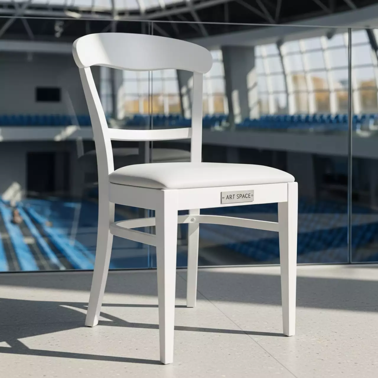 Аренда Стул Комфорт FORTUNA белая эмаль в ледовой арене «Шайба» — ART SPACE