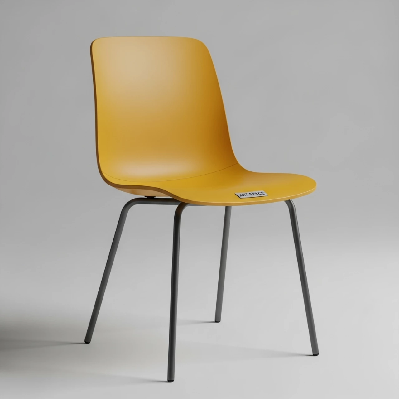 Аренда Стул Kongsberg горчично желтый металлические ножки на арене «Фишт» — ART SPACE