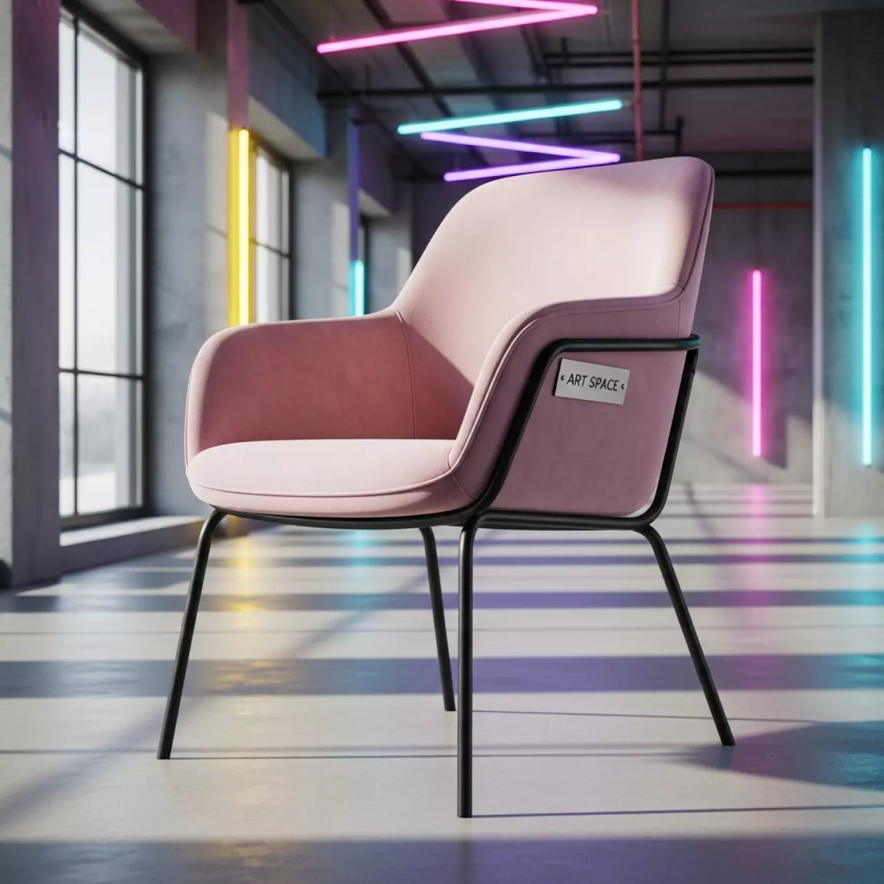 Аренда Стул Kongsberg пудровый в ОКЦ «Галактика» — ART SPACE