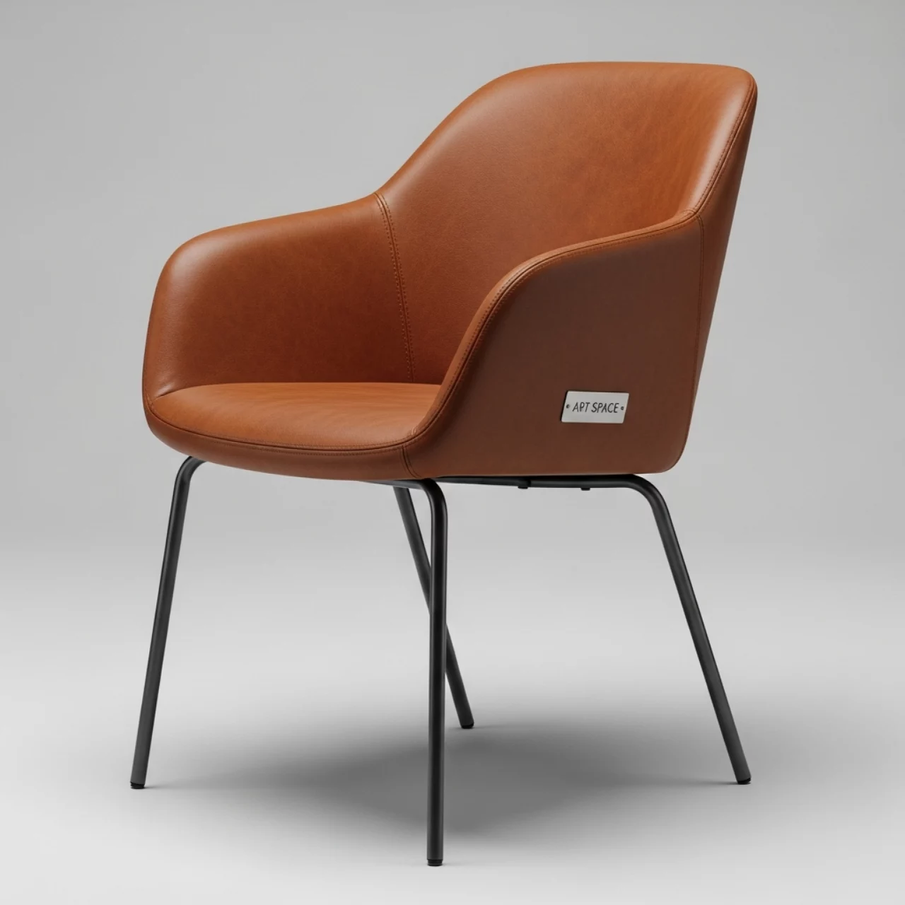 Аренда Стул коричневая экокожа Kato в Rixos Krasnaya Polyana — ART SPACE