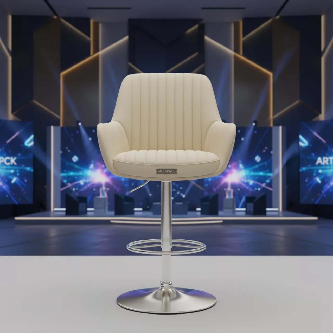Аренда Стул кресло барный Kruger ванильный в ОКЦ «Галактика» — ART SPACE