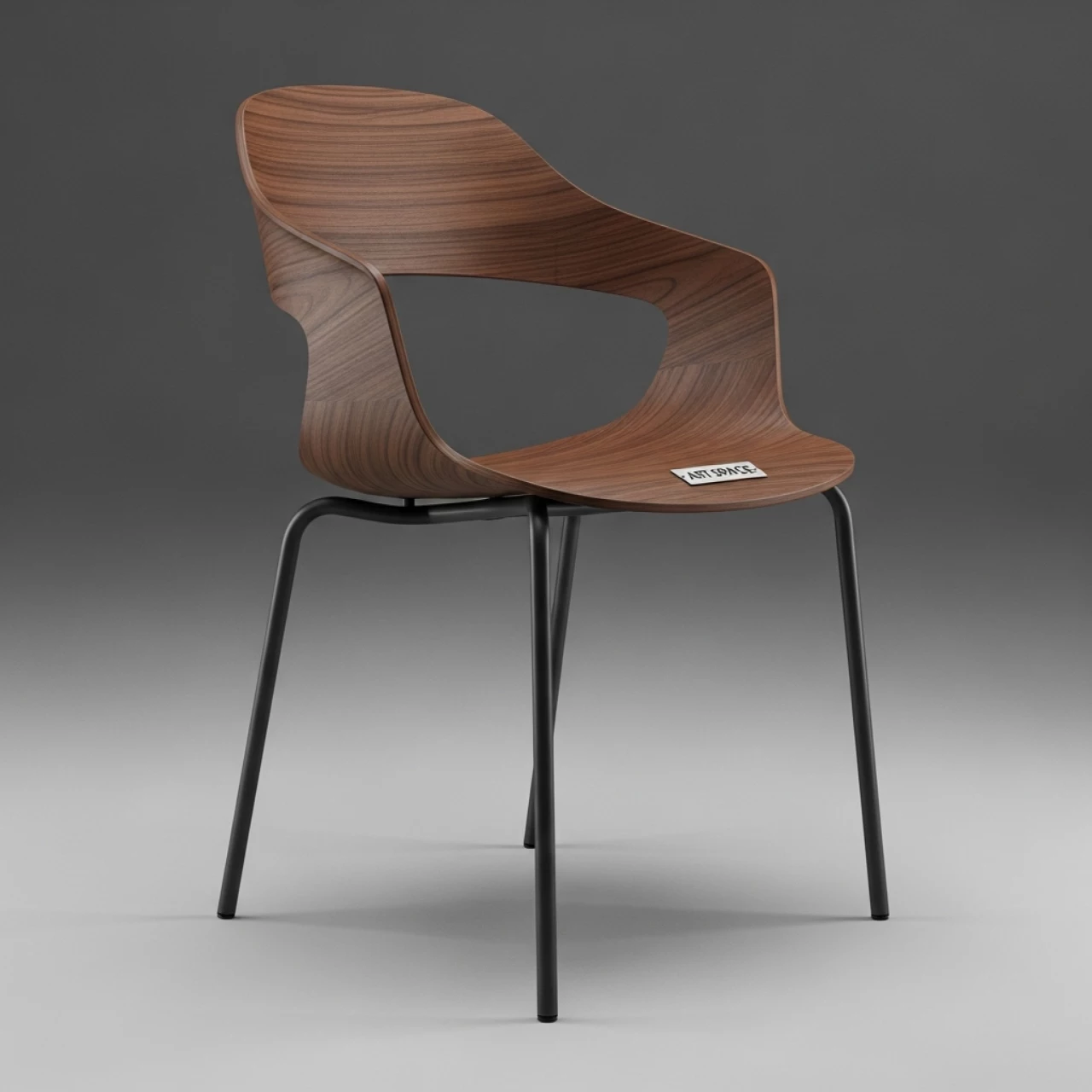 Аренда Стул кухонный Prophecy черный орех в Гранд Отель Поляна — ART SPACE