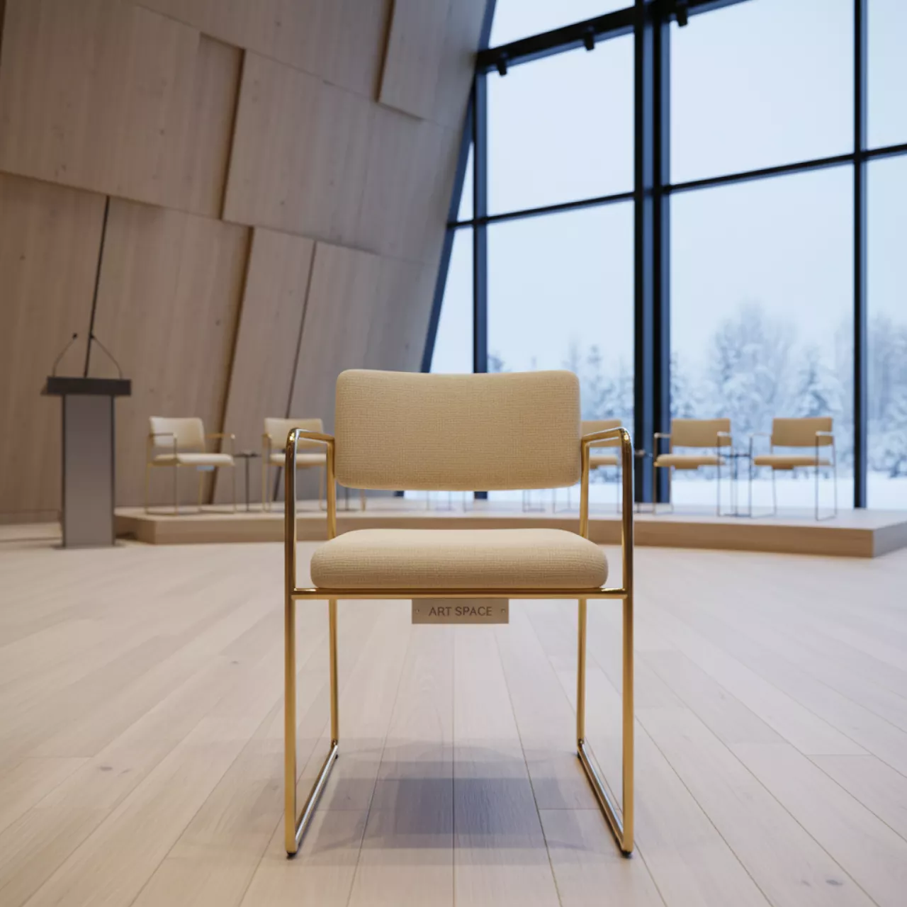 Аренда Стул Квин рогожка Montreal золото в Сириус Арене — ART SPACE