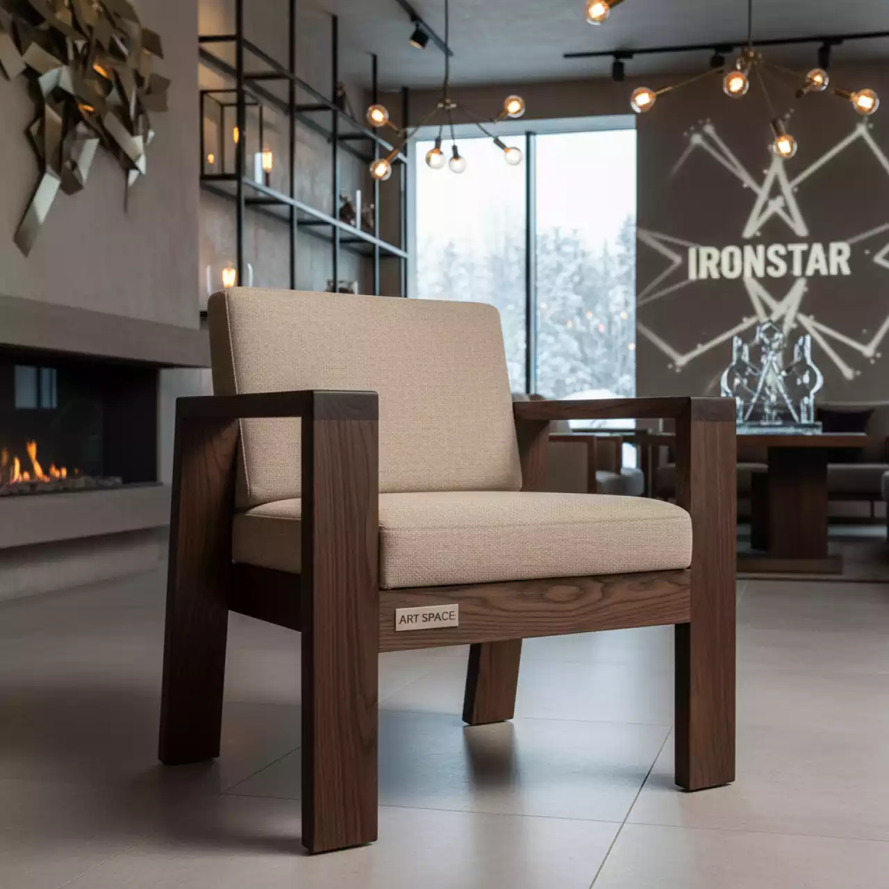 Аренда Стул Ларс темный ясень марсель латте в Rodina Grand Hotel & SPA — ART SPACE