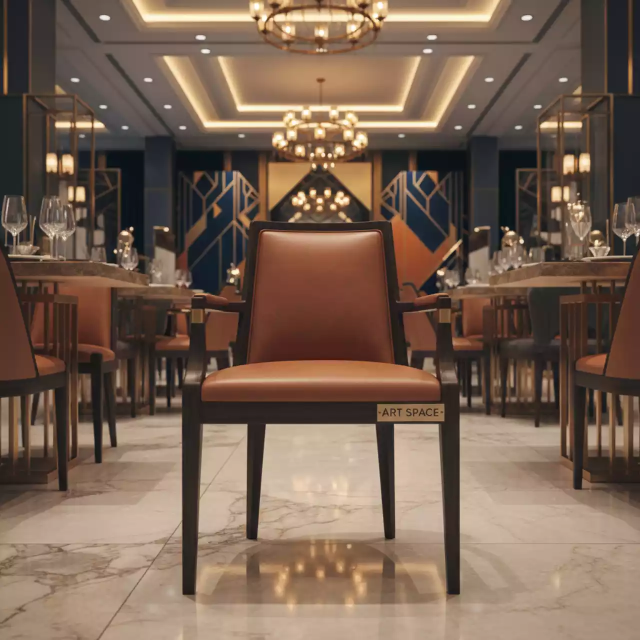 Аренда Стул LFT B Brown в Gamma Sirius — ART SPACE