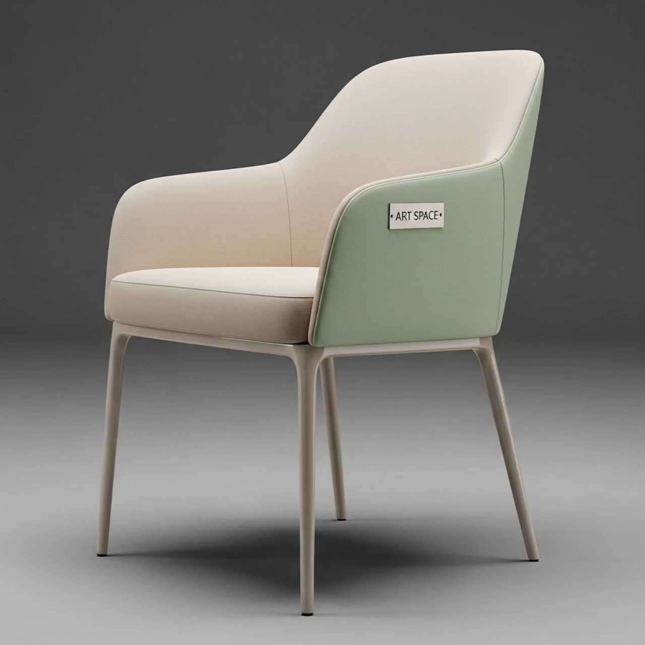 Аренда Стул Lime бежевый нежно зеленый в ресторане «Brunello» — ART SPACE