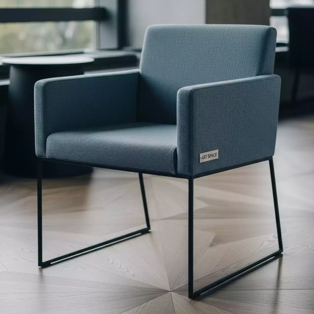 Аренда Стул Lime голубой серый в ресторане «Баран-Рапан» — ART SPACE