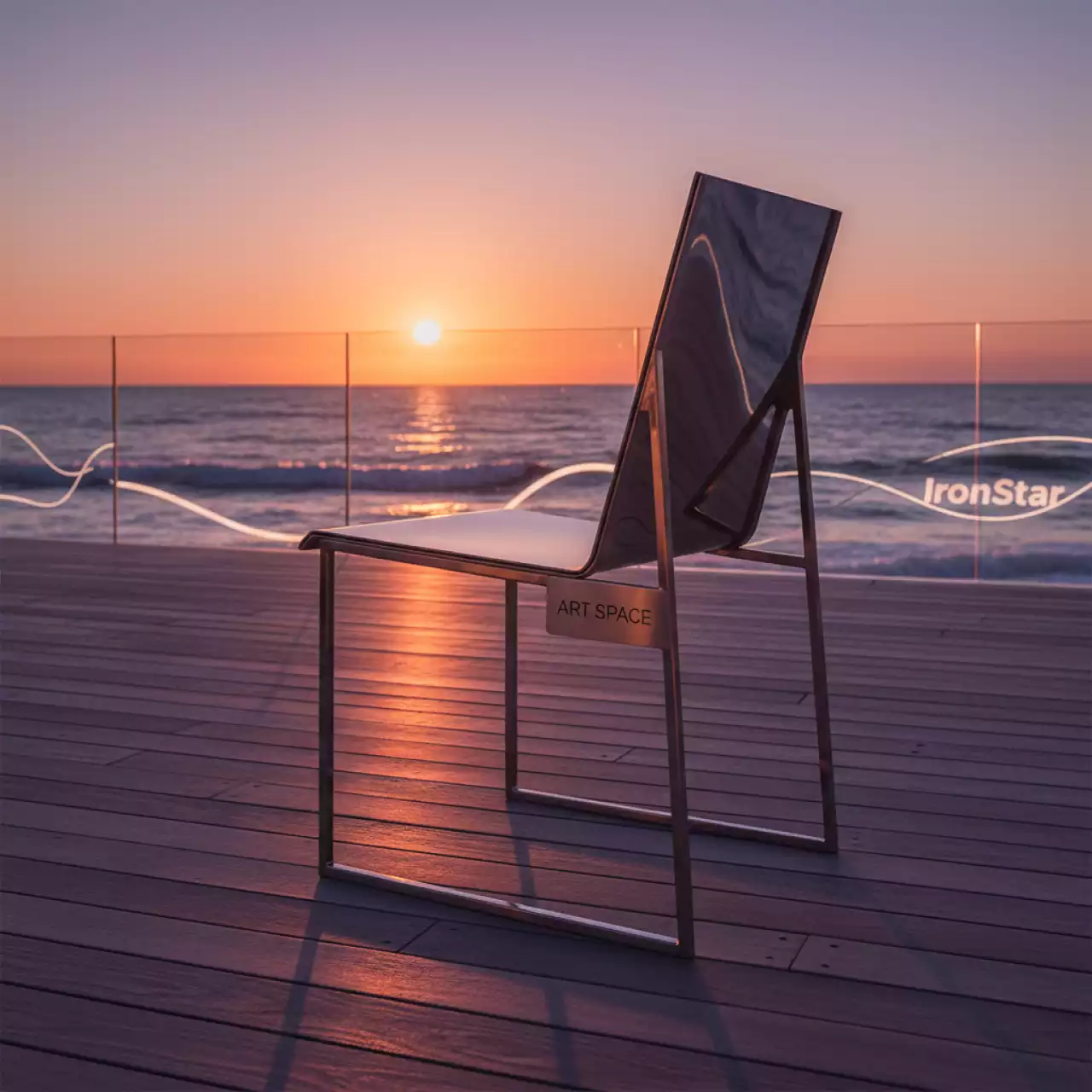 Аренда Стул Line в пляжном комплексе VinoGrad — ART SPACE