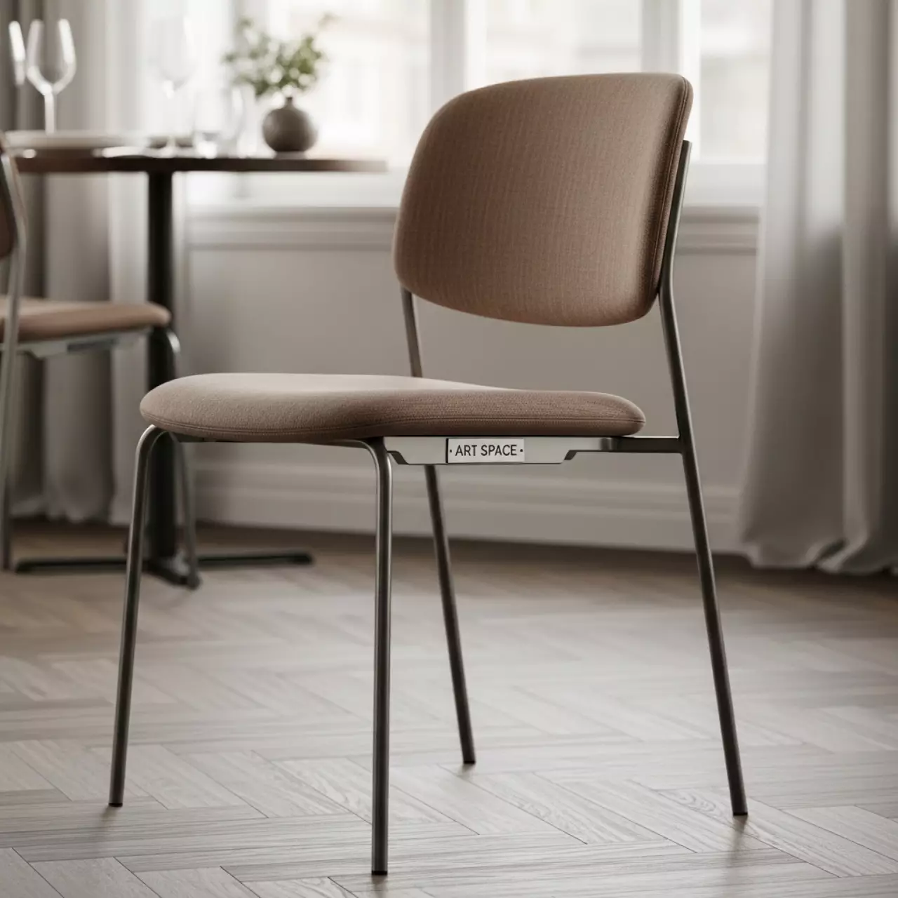 Аренда Стул LIO CH st RAL brown beige в ресторане «Паруса» — ART SPACE