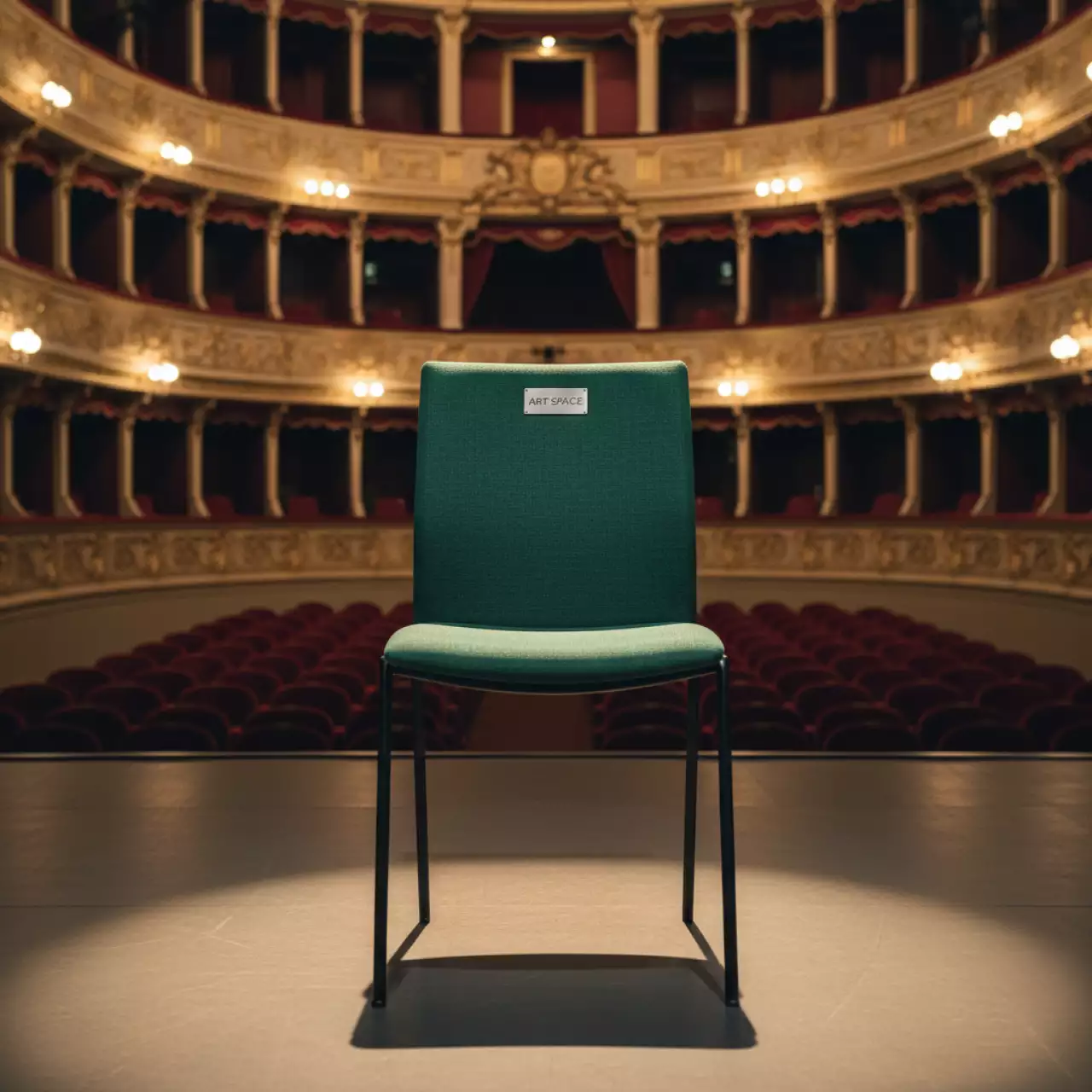 Аренда Стул Лион черный изумрудный в Зимнем театре — ART SPACE