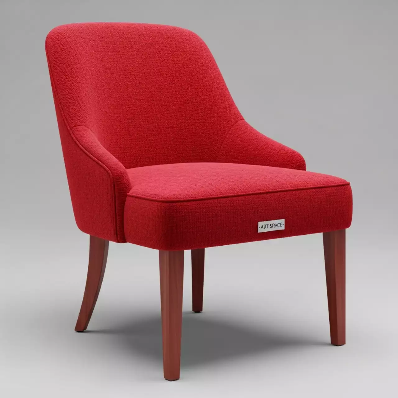 Аренда Стул Лион с подушкой рогожка Lardasa красный в ресторане «Плакучая Ива» — ART SPACE