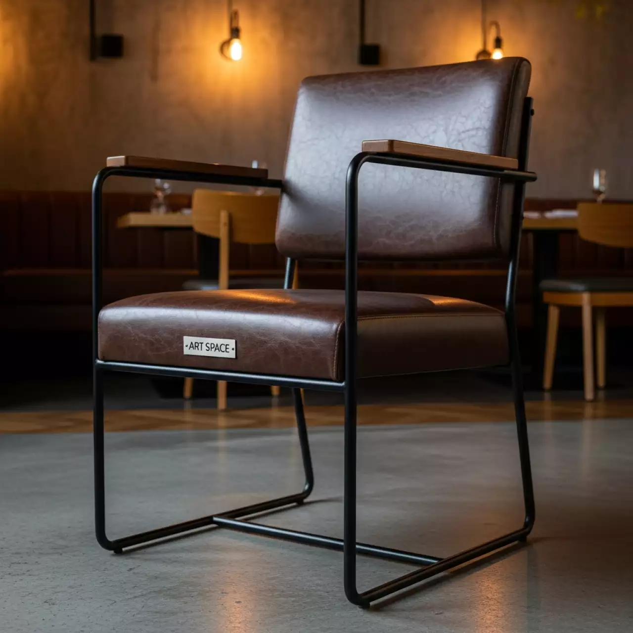 Аренда Стул Lois экокожа в ресторане «Магеллан» — ART SPACE