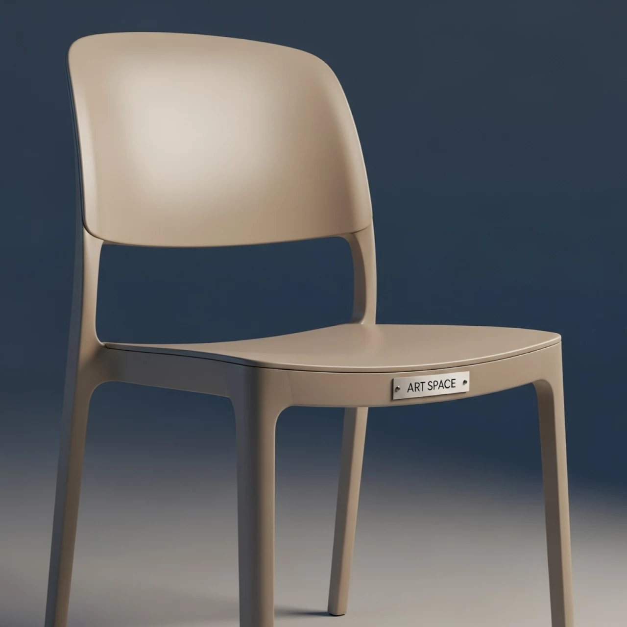 Аренда Стул MAR CH W бежевый в ОКЦ «Галактика» — ART SPACE