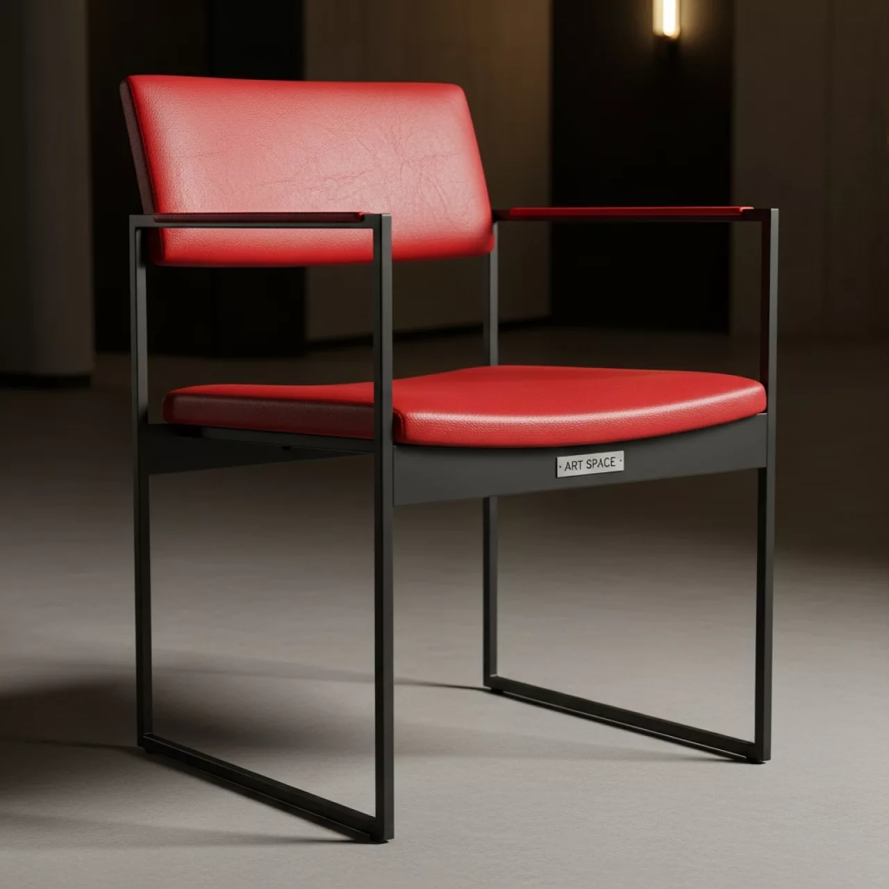 Аренда Стул Marco красный экокожа в Stella di Mosca — ART SPACE