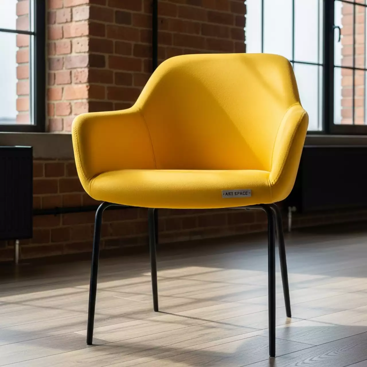 Аренда Стул Marco желтый экокожа в Cosmos Sochi Hotel — ART SPACE