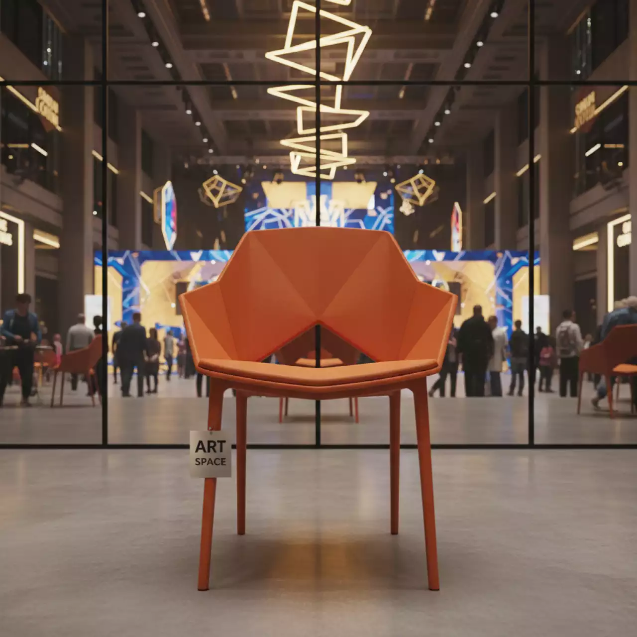 Аренда Стул Маркус оранжевый в казино «Сочи» — ART SPACE