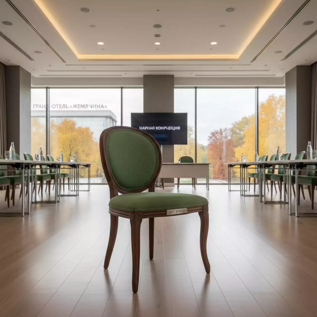 Аренда Стул Марсель плетеный из роупа зеленый в гранд-отеле «Жемчужина» — ART SPACE