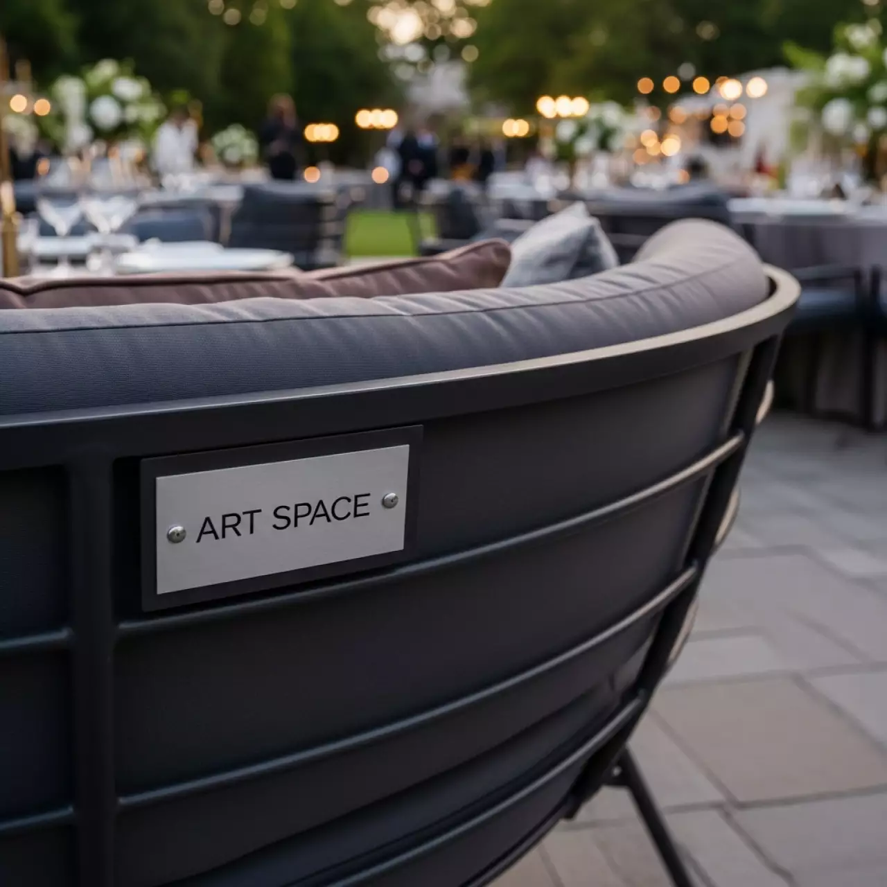 Аренда Стул металлический лаунж Round в этно-парке «Моя Россия» — ART SPACE