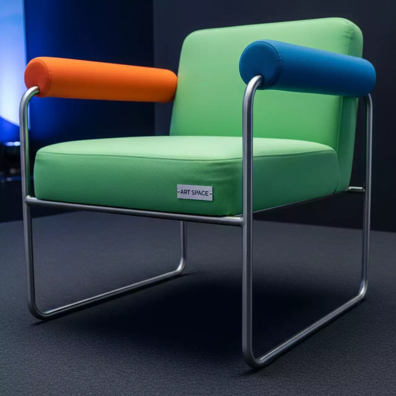 Аренда Стул металлический с обивкой Si Si Bold в ледовой арене «Шайба» — ART SPACE