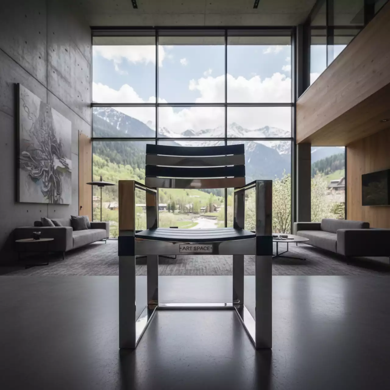 Аренда Стул металлический Shine на курорте «Газпром» (Альпика) — ART SPACE