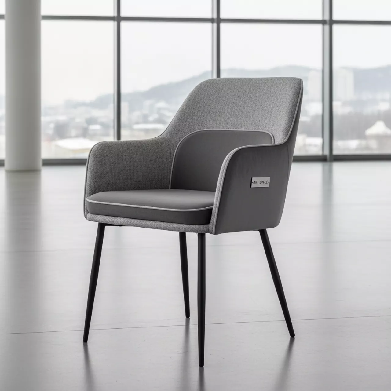 Аренда Стул Мила кант рогожка MYS велюр Zenit ножки металлические в Ледовом дворце «Айсберг» — ART SPACE