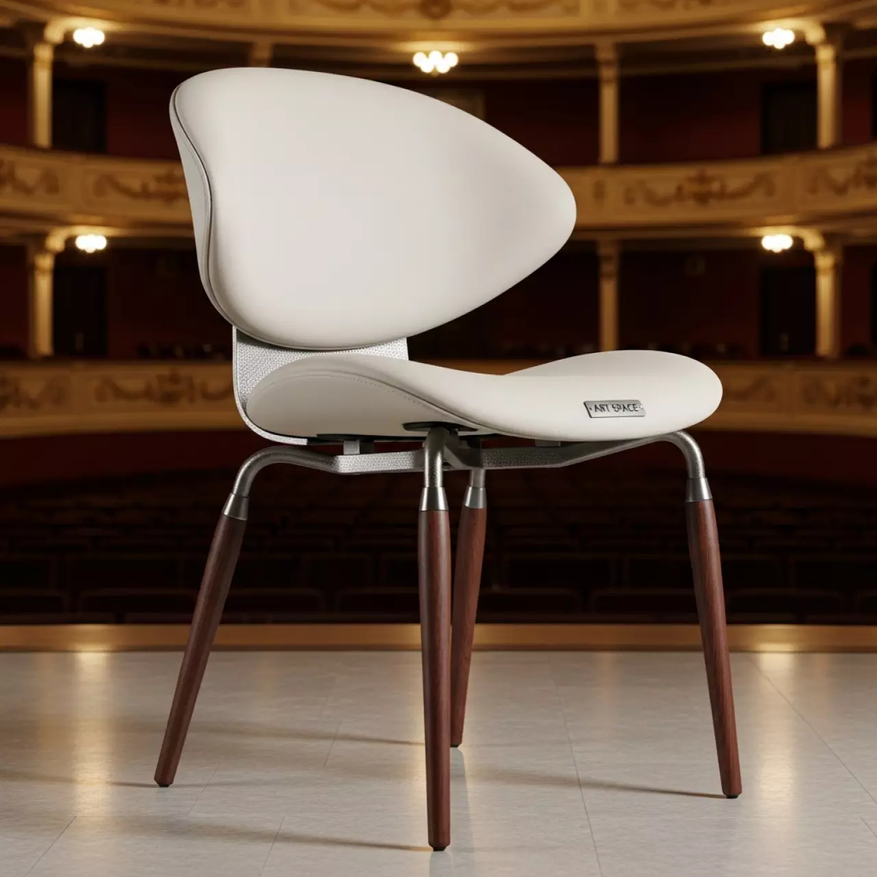 Аренда Стул Mix кожзам Stella Clean Neve ножки бук морилка венге каркас RAL муар в Зимнем театре — ART SPACE