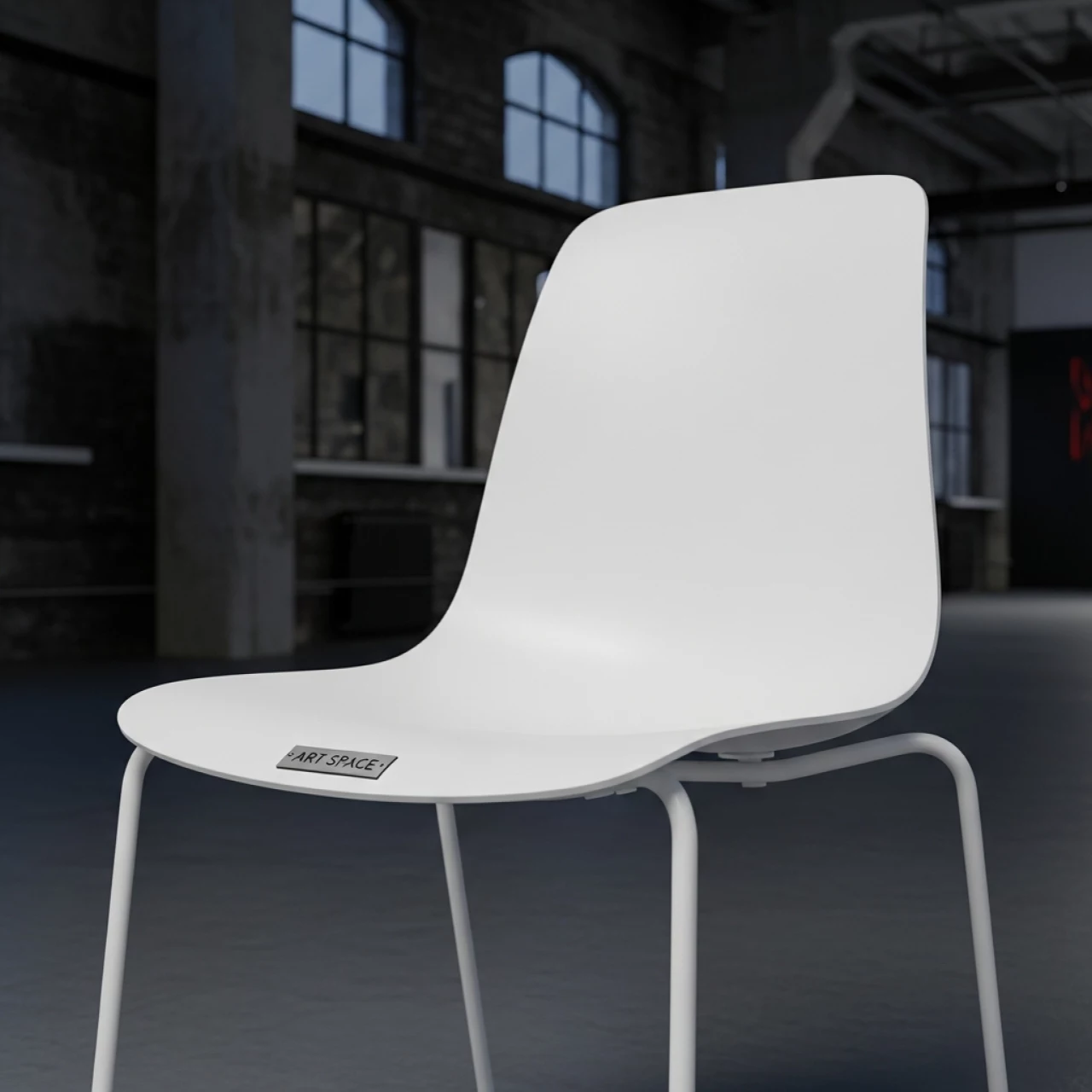 Аренда Стул Moris пластиковый белый в Stella di Mosca — ART SPACE