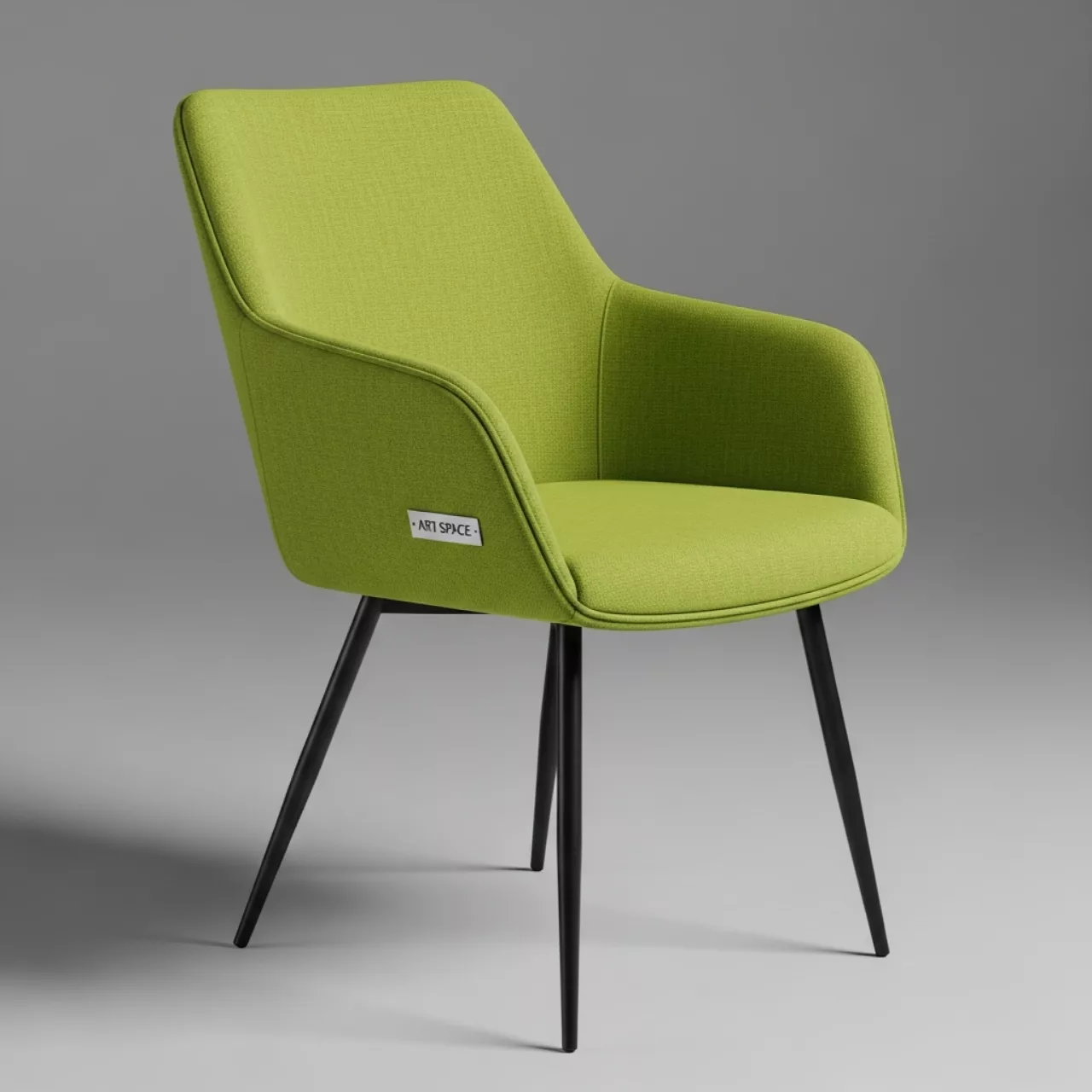 Аренда Стул на ножках с подлокотниками Vicenza салатовый в МФК «Горный» — ART SPACE