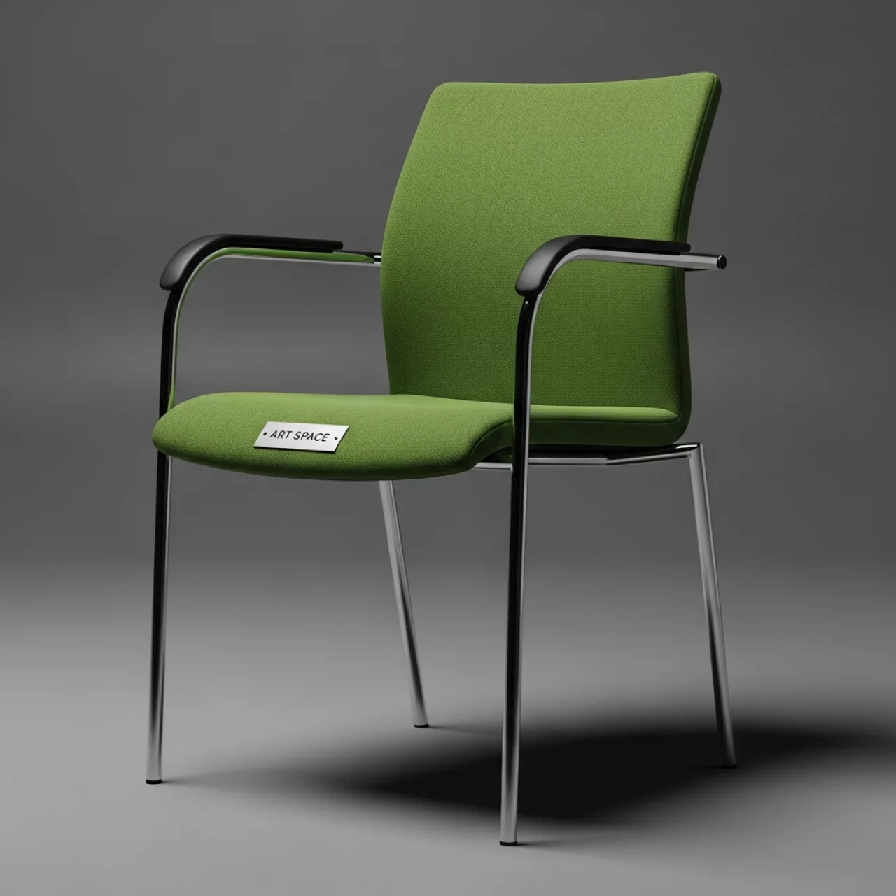 Аренда Стул на ножках с подлокотниками Vicenza зеленый в комплексе Sea Galaxy — ART SPACE