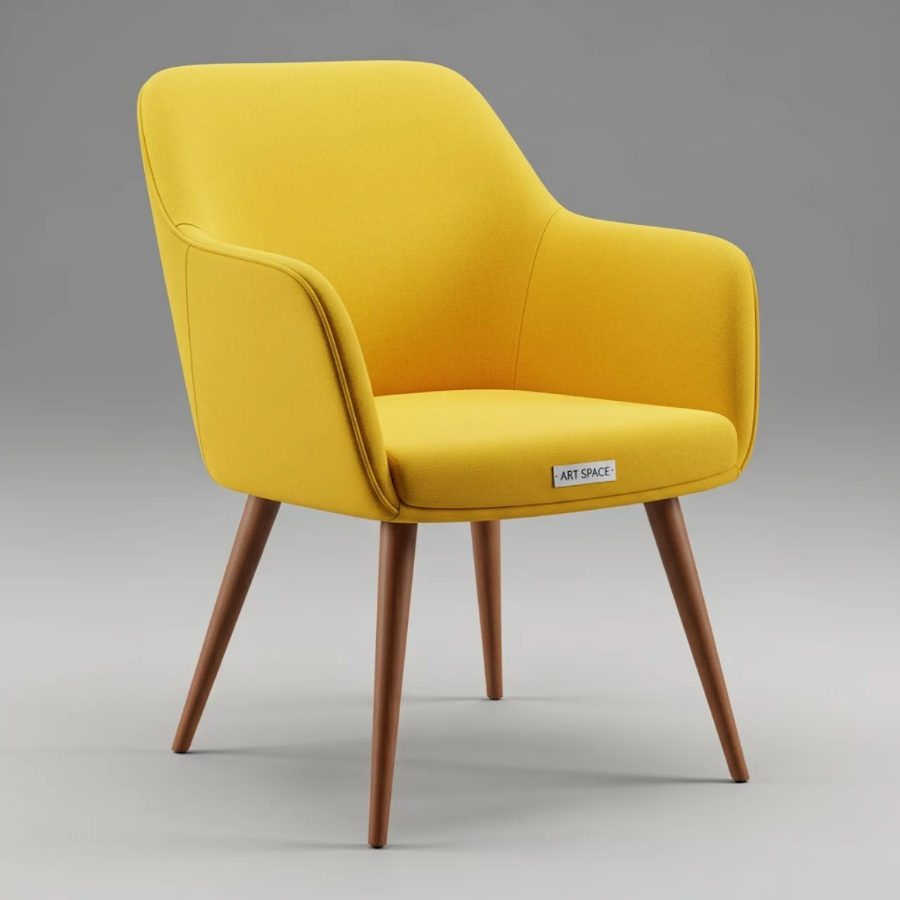 Аренда Стул на ножках с подлокотниками Vicenza желтый в Gamma Sirius — ART SPACE