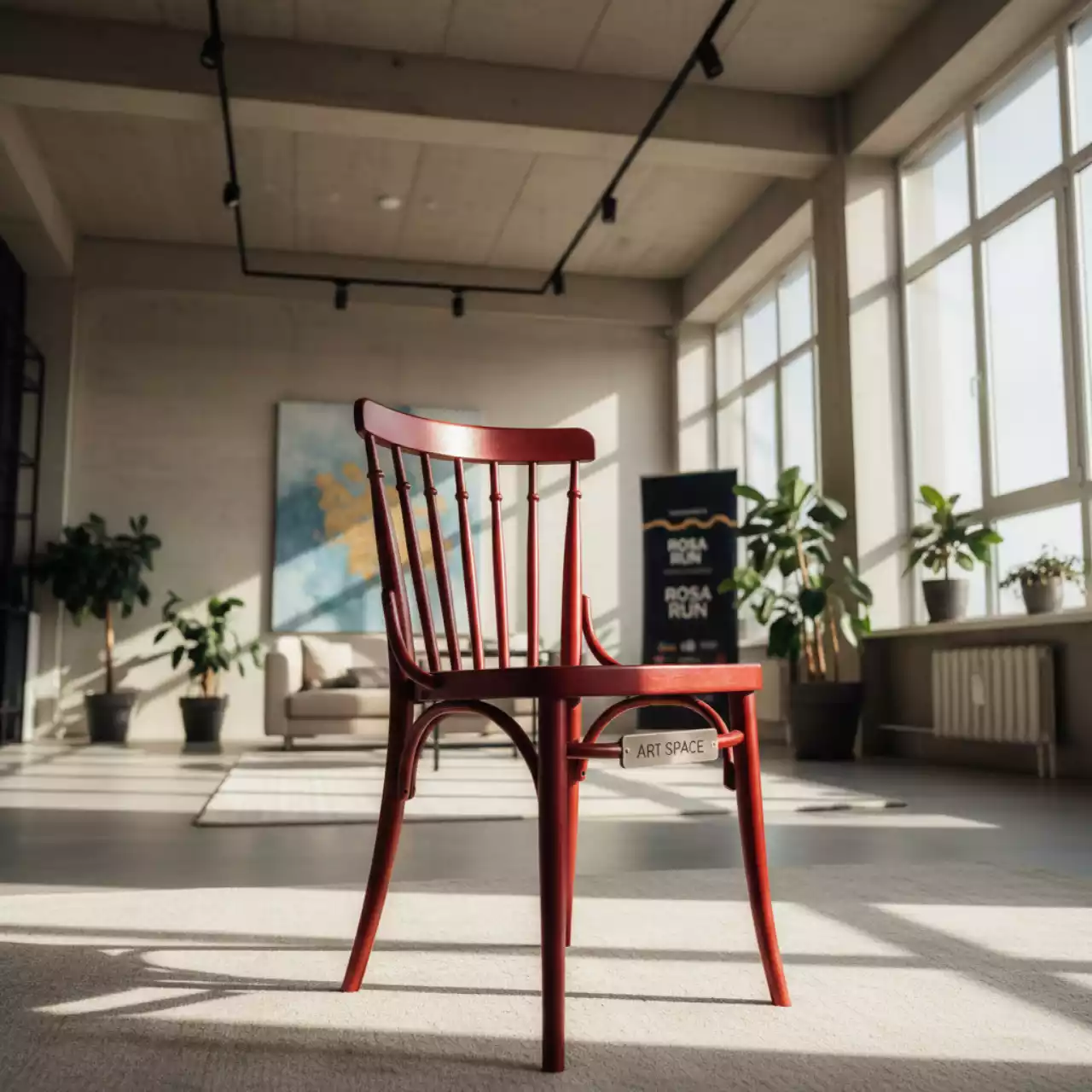 Аренда Стул Наполеон красный деревянный в Mantera Supreme — ART SPACE