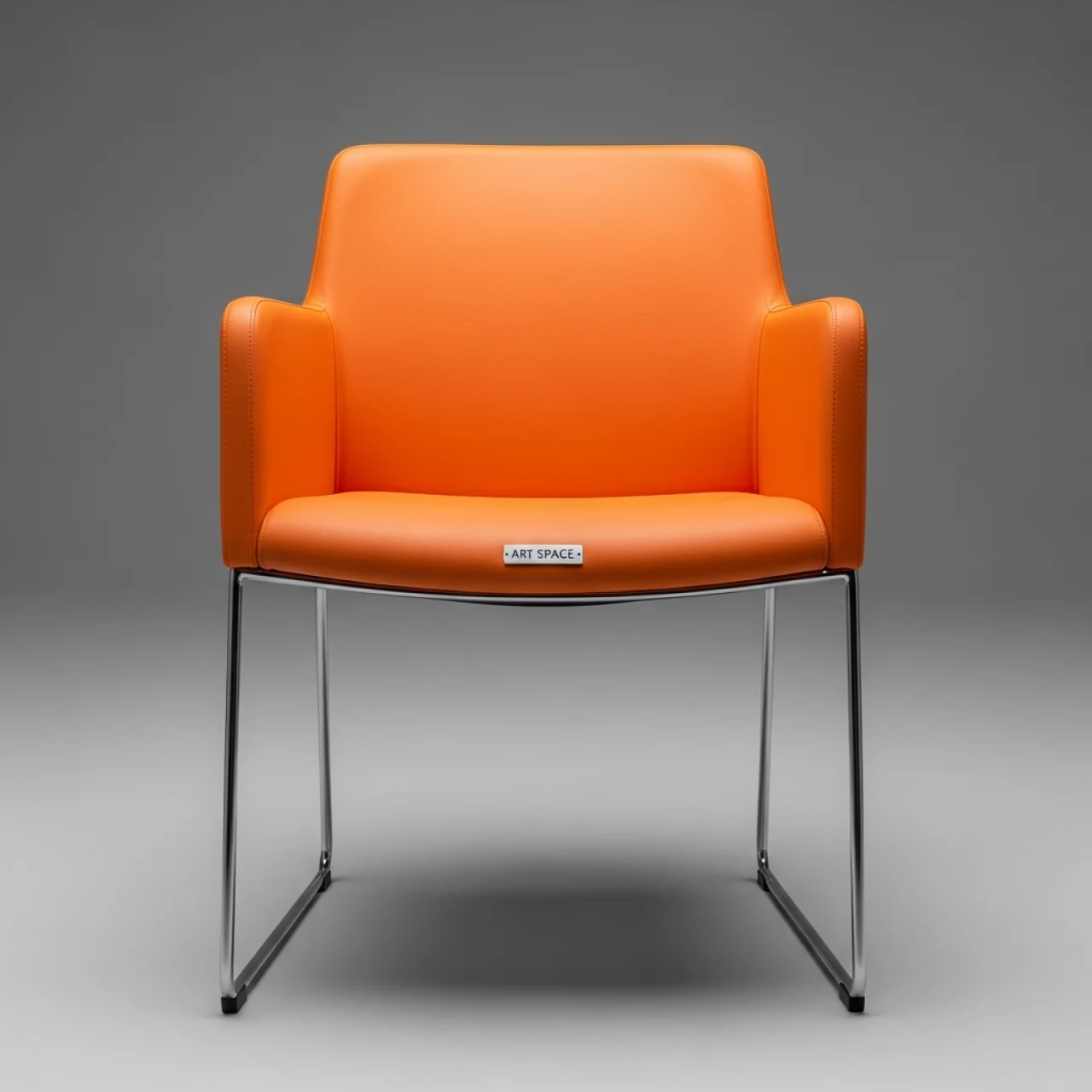 Аренда Стул Neron оранжевый из экокожи в отеле Radisson Lazurnaya — ART SPACE