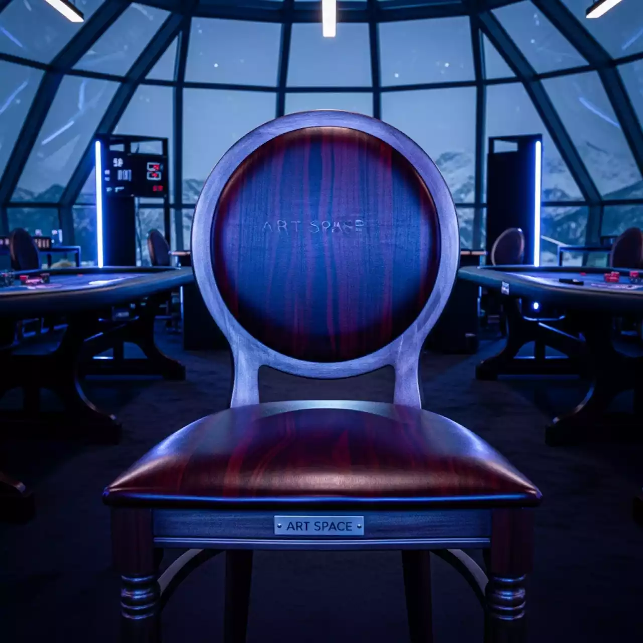 Аренда Стул О вишня патина на курорте «Газпром» (Альпика) — ART SPACE