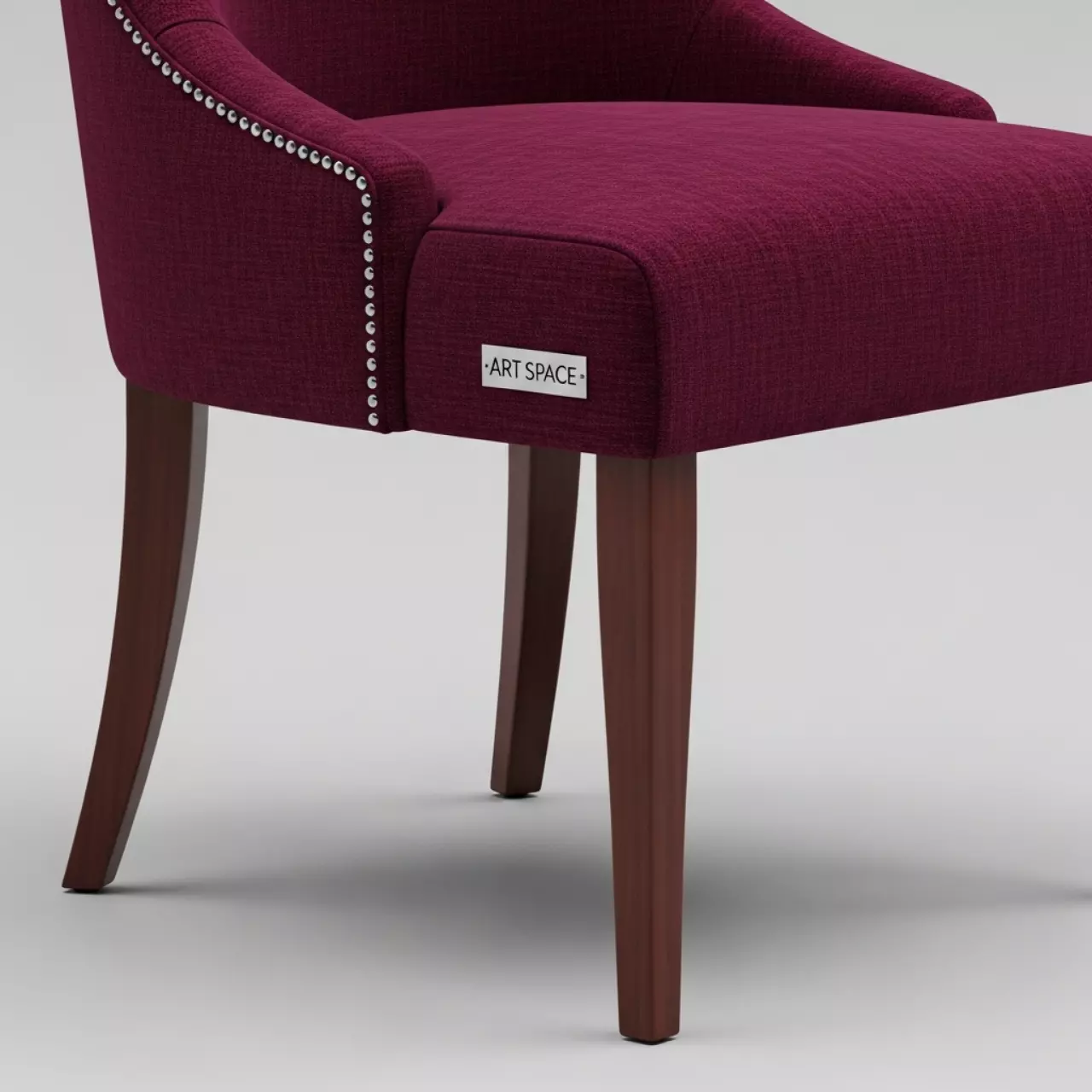 Аренда Стул обеденный Boom ткань бургунди в Radisson Collection Paradise — ART SPACE