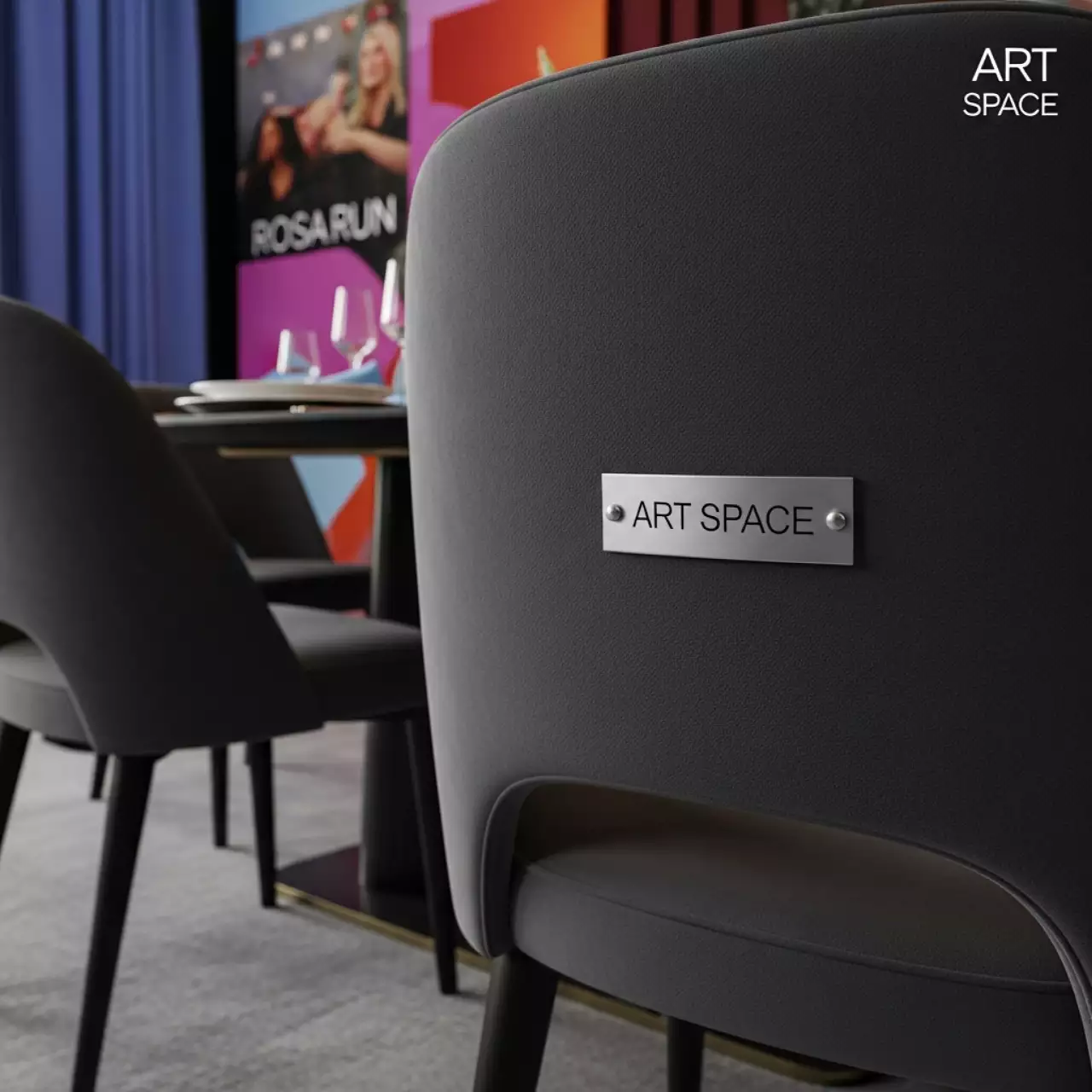 Аренда Стул обеденный Флорео букле темно серый в Сочи Парк Отеле — ART SPACE