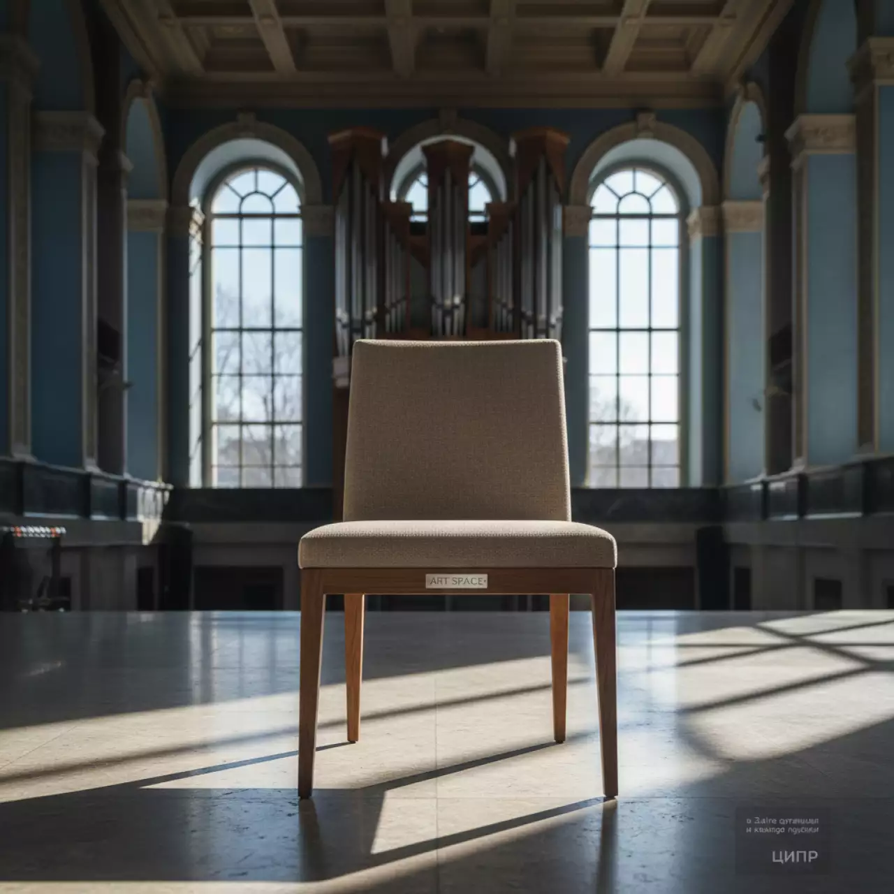 Аренда Стул обеденный Intrigue темно бежевый в Зале органной и камерной музыки — ART SPACE