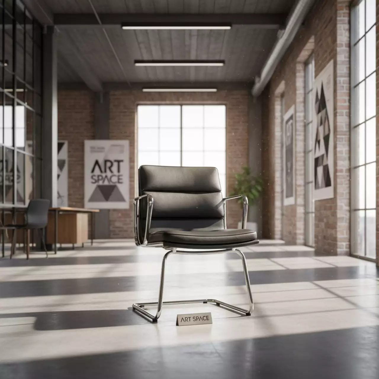 Аренда Стул офисный кожаный Kuadra в Гранд Отель Сочи — ART SPACE