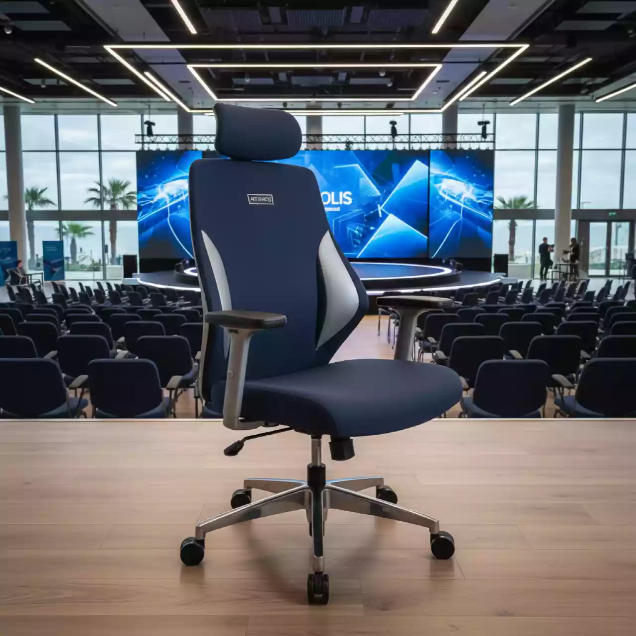 Аренда Стул офисный с обивкой Kanvas UR Full в Cosmos Sochi Hotel — ART SPACE