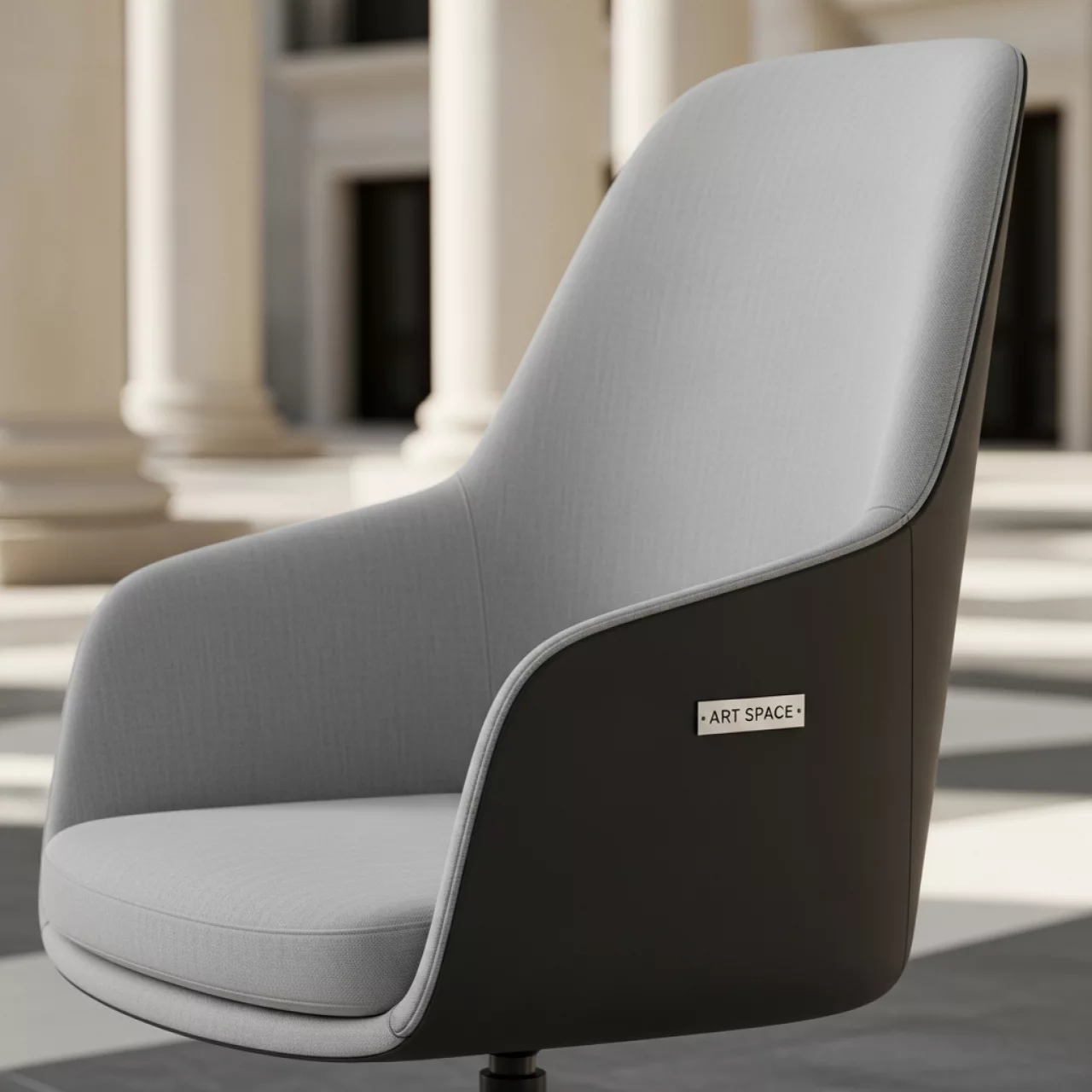 Аренда Стул офисный с обивкой Slot U в Karat Resort — ART SPACE