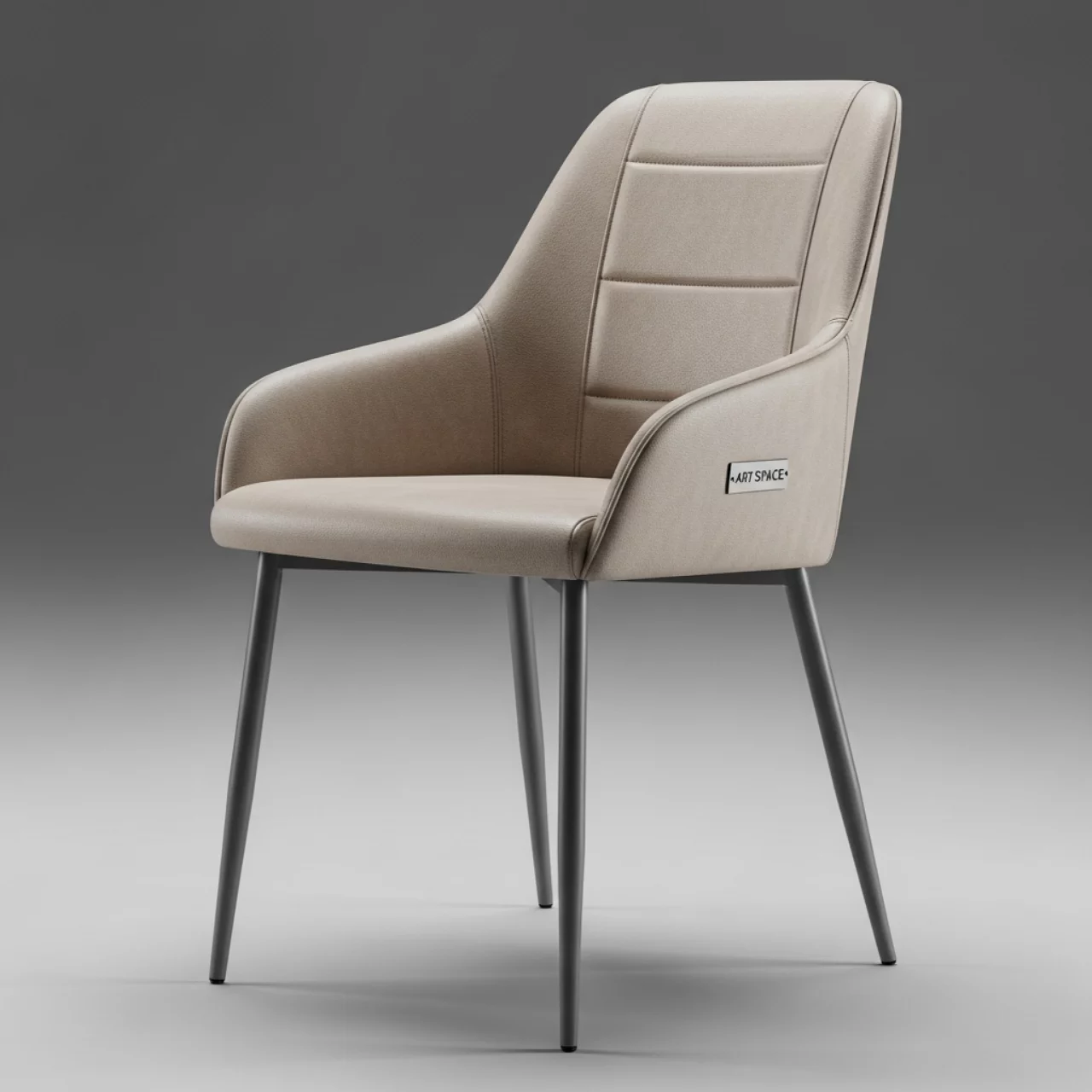 Аренда Стул Olys экокожа Fiji Pine металлические ножки в Skypark Sochi — ART SPACE