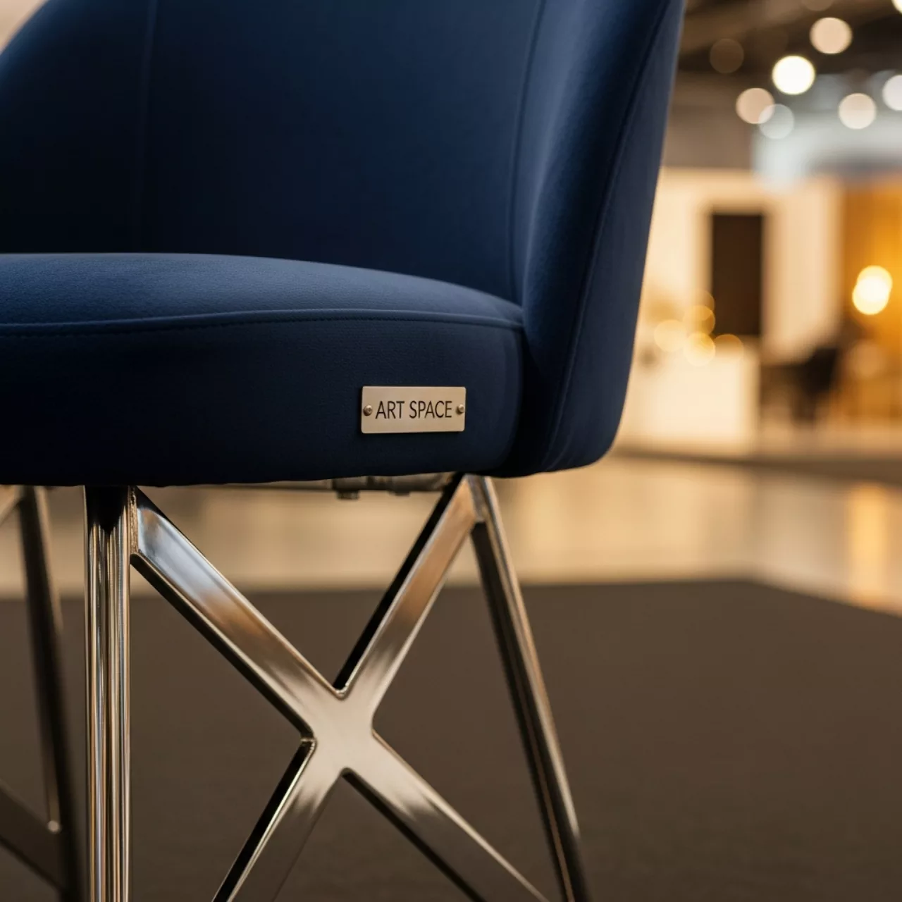 Аренда Стул Olys синий велюр металл х в санатории «Октябрьский» — ART SPACE