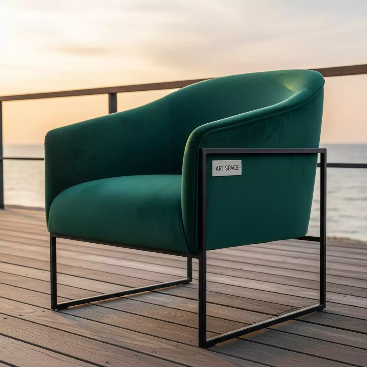 Аренда Стул Olys велюр Newtone Forest металл на пляже «Маяк» — ART SPACE
