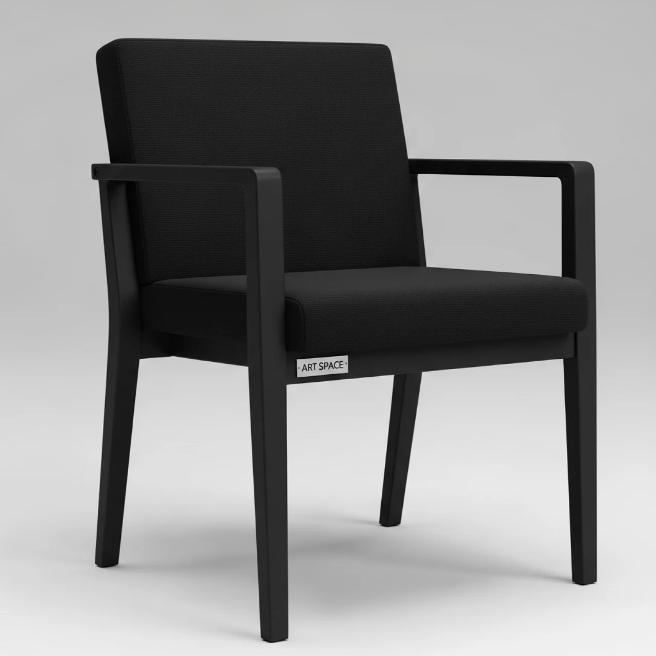 Аренда Стул Патрик с подлокотниками Afitap черный в санатории «Заполярье» — ART SPACE