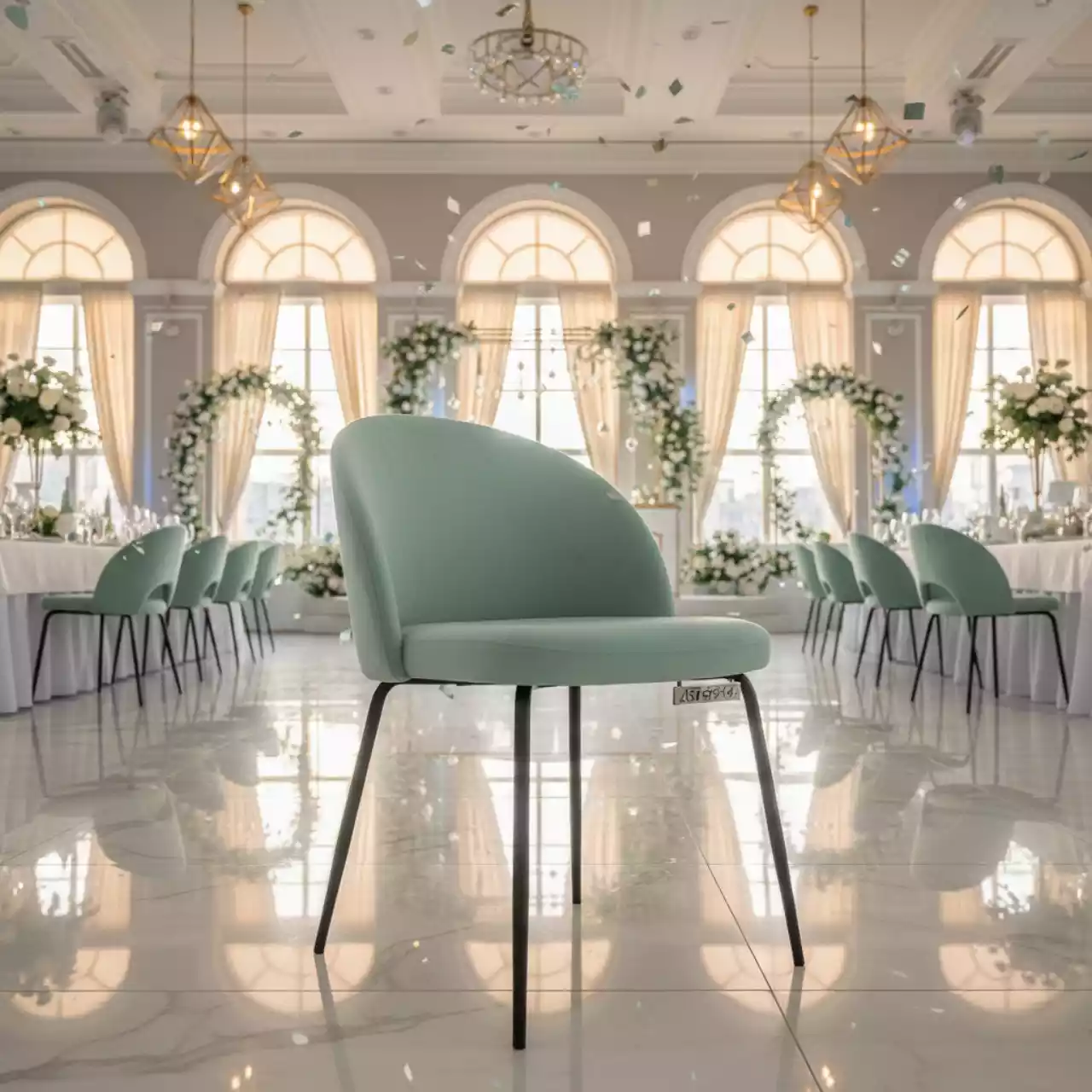Аренда Стул Пенелопа мятный в Гранд Отель Сочи — ART SPACE