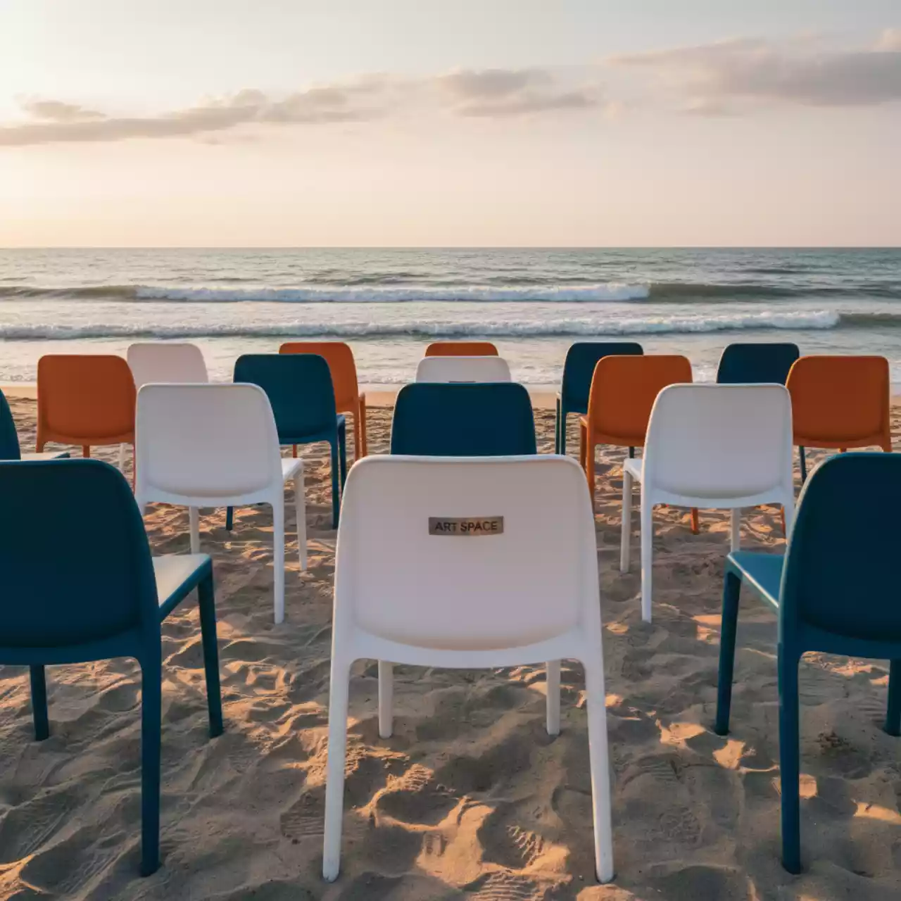Аренда Стул пластиковый Ara пляж «Маяк» — ART SPACE